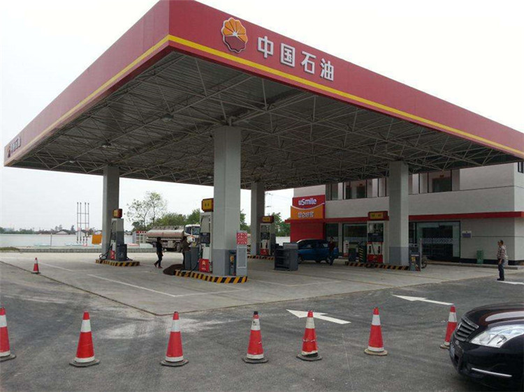 防城港加油站钢结构网架案例20